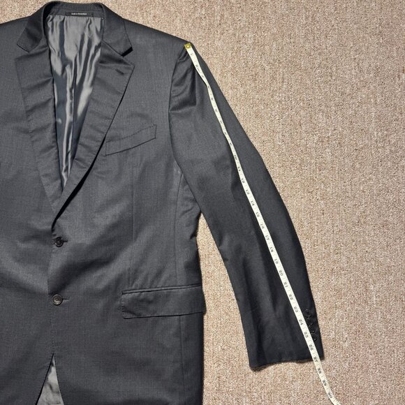 Ermenegildo Zegna MICCHA 221225 Mila Suit Jacket Dark Grey Micronsphere 46L 56L - Picture 7 of 16